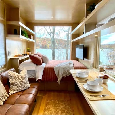 Lakefront Boho Tiny House