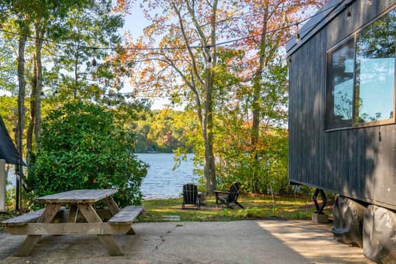 Lakefront Boho Tiny House
